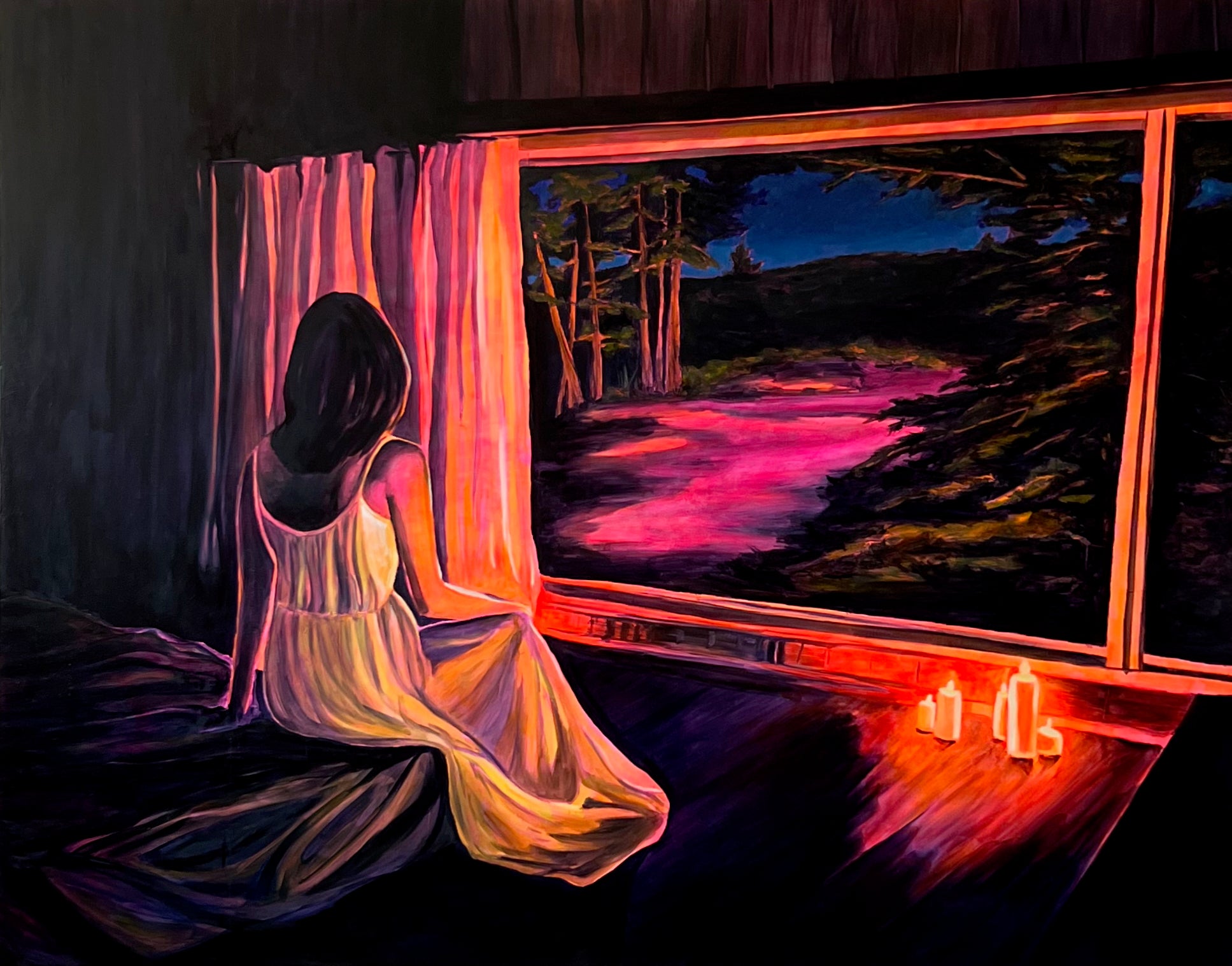 At the Threshold (The Window) – Cole Zlata Art