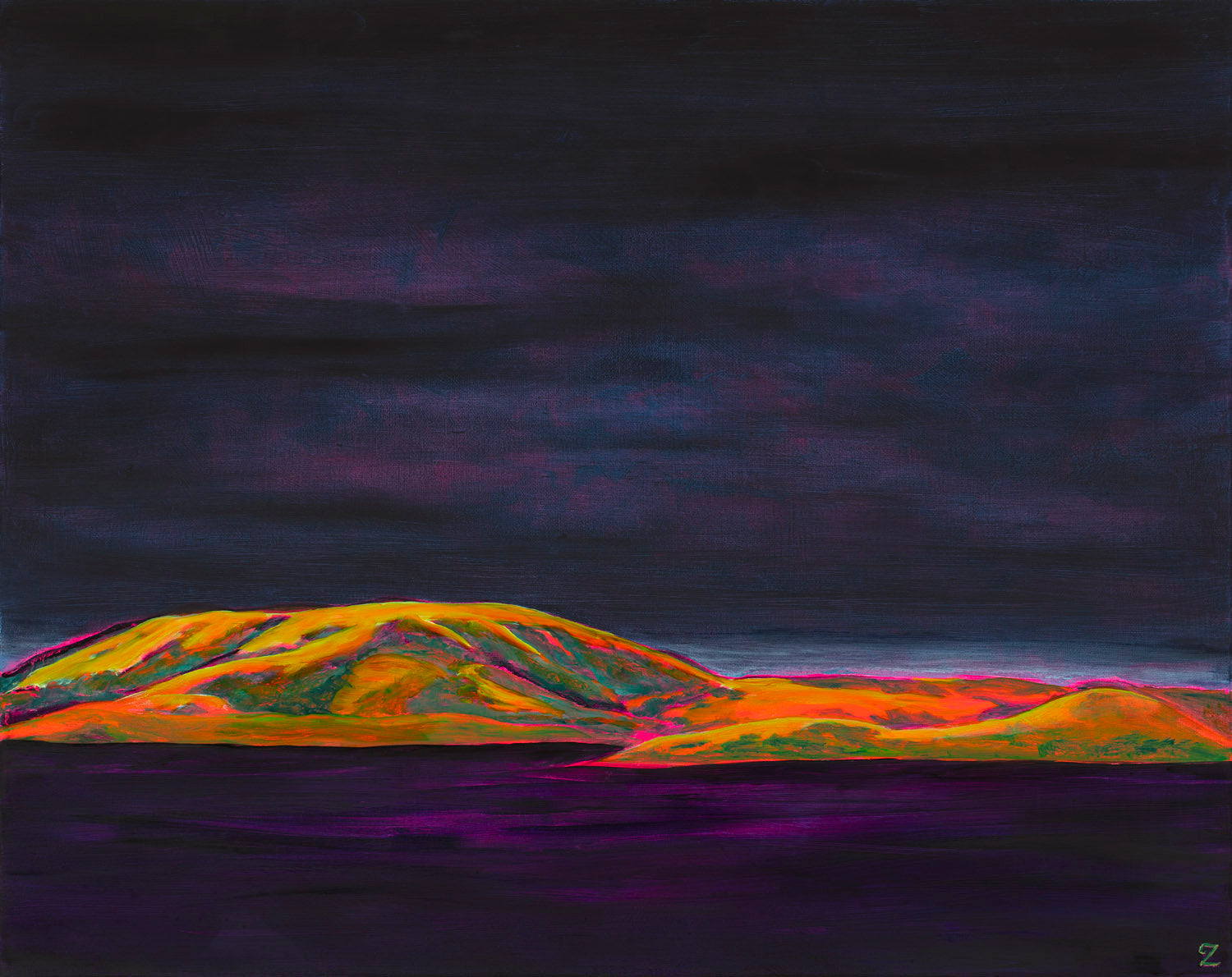 Above the Fog, You Rise (Black Mountain at Night)